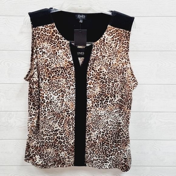 Jones New York Tops - Jones New York Leopard Top